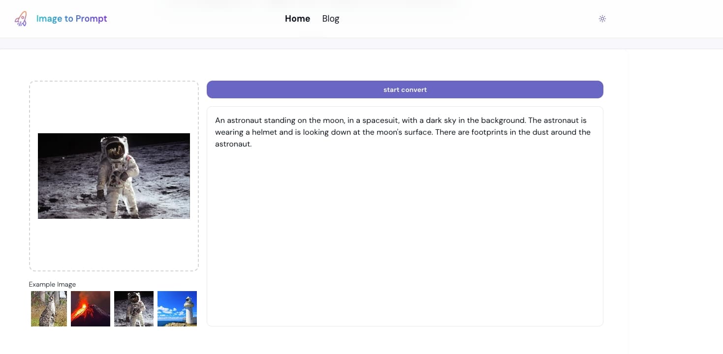How to get prompts from image