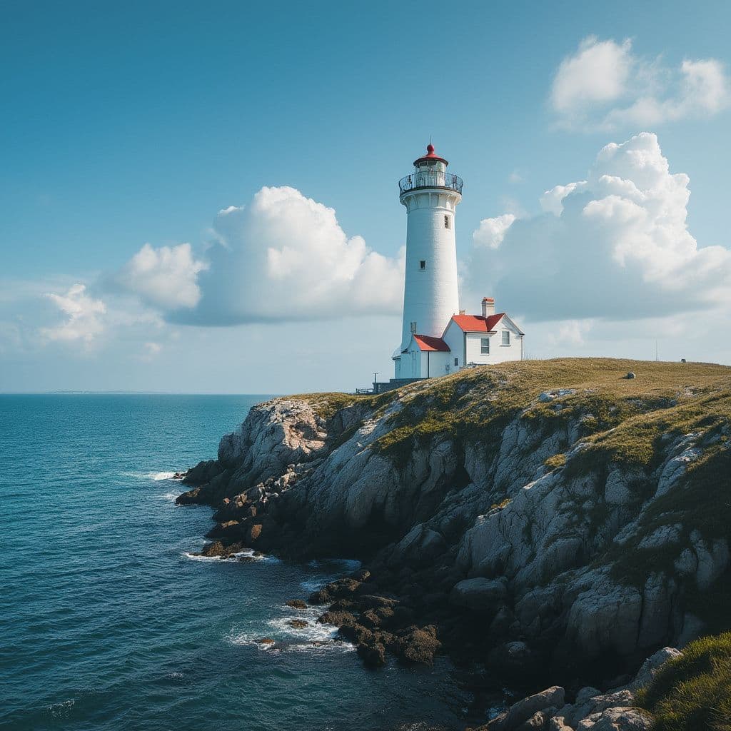 AI Painting Lighthouse